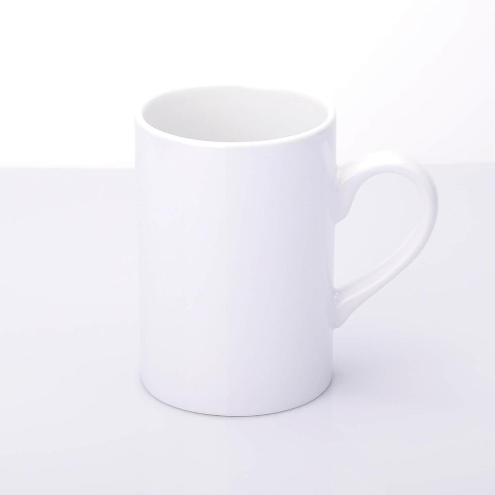 Чашка для сублимации Sublime узкая с вашим логотипом белая 280 мл